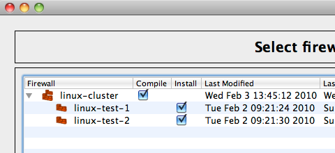 Compiling cluster object with two members.