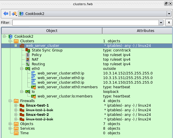Two Member Firewall Objects