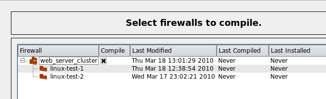 Cluster will inherit rules of one of the member firewalls