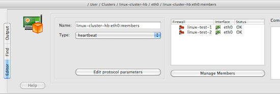 Creating a New Cluster Object from Selected Member Firewalls