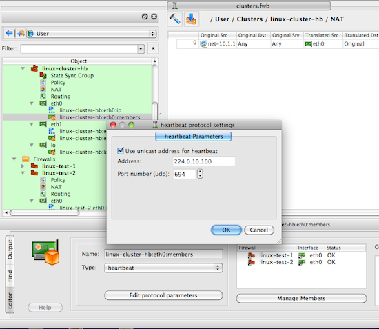 Cluster Failover Group Object