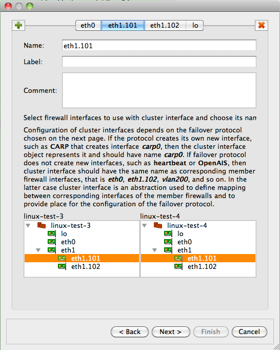 Linux Cluster Using Heartbeat and VLANs.