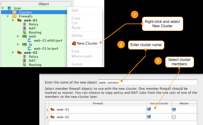 Cluster Object Configuration.