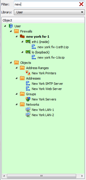 Populated Filter Field