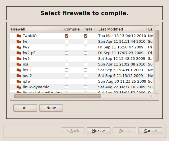 Select Compile and Install.