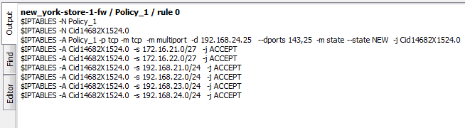Updated Dynamic Group Compile Output