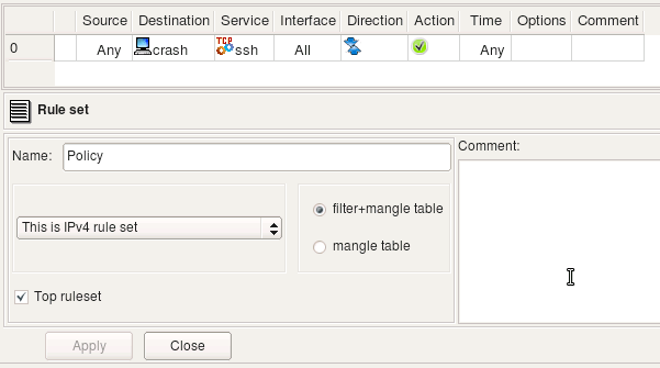 Figure 5.50. Host in a Rule