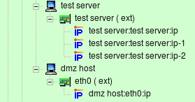 Figure 5.52. Host Object with an Interface with Multiple Addresses