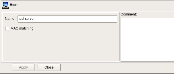 Figure 5.48. Editing the Host Object