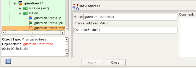 Figure 5.40. The Physical Address Object