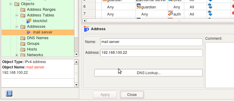 Figure 5.31. Stand-Alone IPv4 Address Object