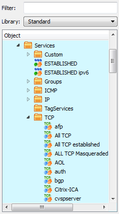 Figure 5.115. TCP Service: http established (source port 80, Established flag)