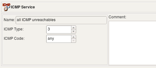 Figure 5.107. TCP Service object: smtp (destination port 25)