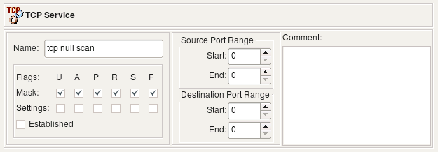 Figure 5.118. Rule using UDP Service object "domain"